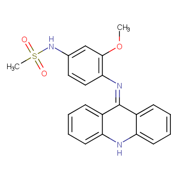 N-[4-(acridin-9-ylamino)-3-methoxyphenyl]methanesulfonamide