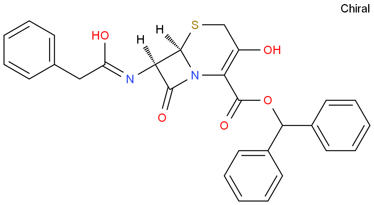 (6R,7R)-3-Hydroxy-8-oxo-7-[(phenylacetyl)amino]-5-thia-1-azabicyclo[4.2.0]oct-2-ene-2-carboxylic acid diphenyl methyl ester  