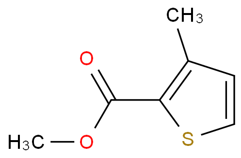 METHYL 3-METHYLTHIOPHENE-2-CARBOXYLATE structure
