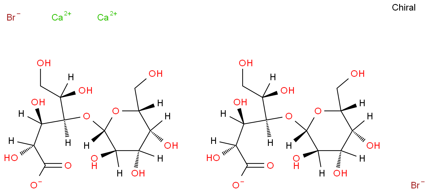 calcium bis(4-O-(beta-D-galactosyl)-]Dgluconate) - calcium bromide (1:1)