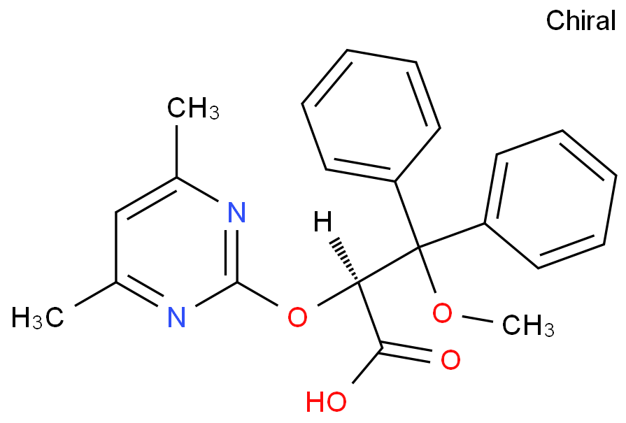 (2S)-2-(4,6-dimethylpyrimidin-2-yl)oxy-3-methoxy-3,3-diphenylpropanoic acid
