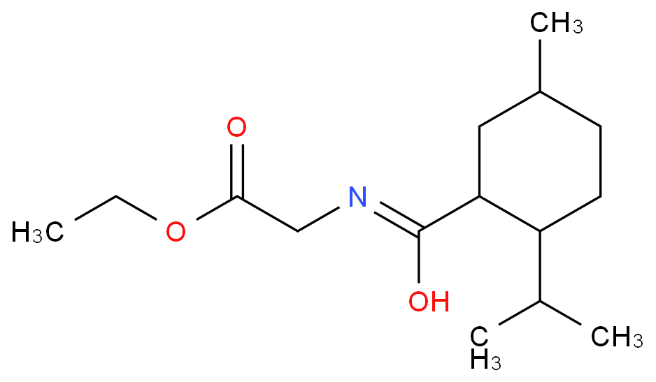 Ethyl N-[[5-methyl-2-(isopropyl)cyclohexyl]carbonyl]glycinate  