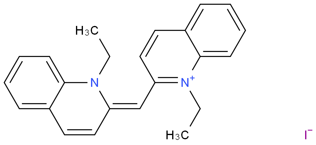 (E)-1-Ethyl-2-((1-ethylquinolin-2(1H)-ylide ne)methyl)quinolin-1-ium iodide