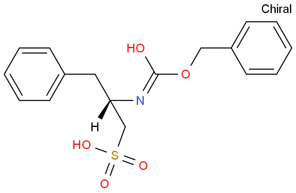 (2S)-3-phenyl-2-(phenylmethoxycarbonylamino)propane-1-sulfonic acid