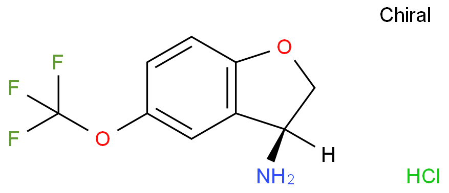 (3S)-5-(三氟甲氧基)-2,3-二氢苯并[b]呋喃-3-基胺盐酸盐/2177264-44-5