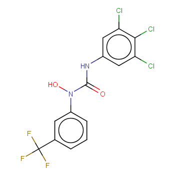 1-Hydroxy-3-(3,4,5-trichlorophenyl)-1-(3-(trifluoromethyl)phenyl)urea