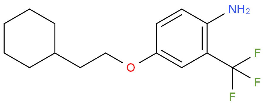 4-(2-Cyclohexylethoxy)-2-(trifluoromethyl)aniline