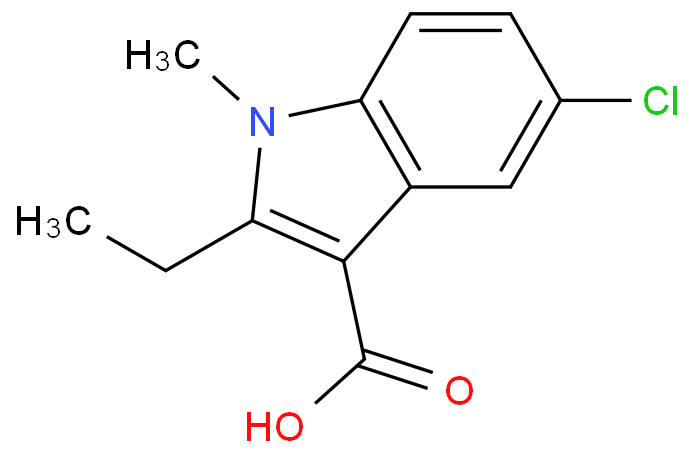 1H-1,2,4-Triazole-5-acetic acid, 3-(1,1-dimethylethyl)-1-(phenylmethyl)- structure
