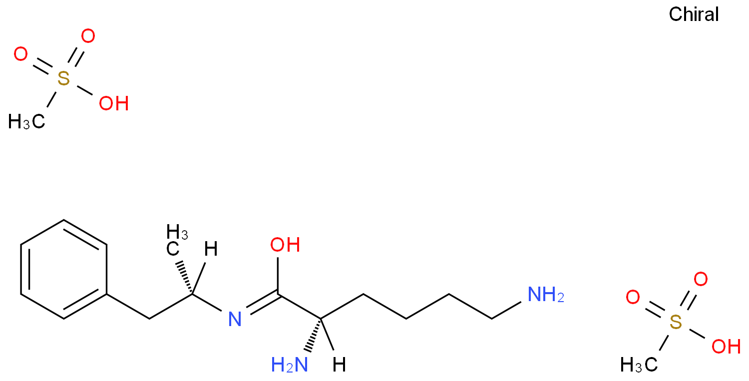 608137-33-3 赖氨酸安非他命甘露醇马利兰 结构式图片