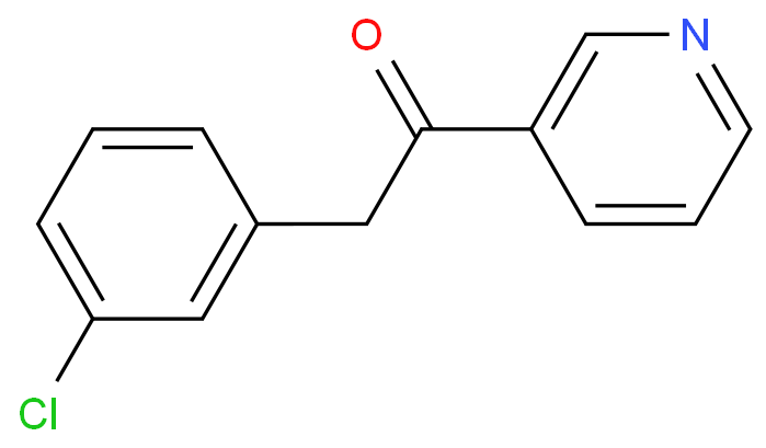 2-(3-CHLOROPHENYL)-1-(3-PYRIDINYL)-1-ETHANONE