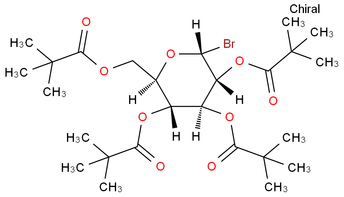 2,3,4,6-O-四特戊酰基-alpha-D-溴代吡喃葡萄糖