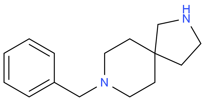 8-苄基-2,8-二氮杂-螺[4,5]葵烷化学结构式