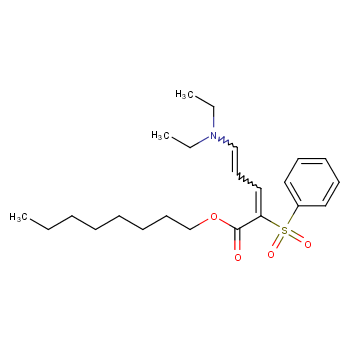 [Perfemiker]5-N,N-二乙基氨基-2-苯基磺酰基-2,4-戊二烯酸辛酯,98%