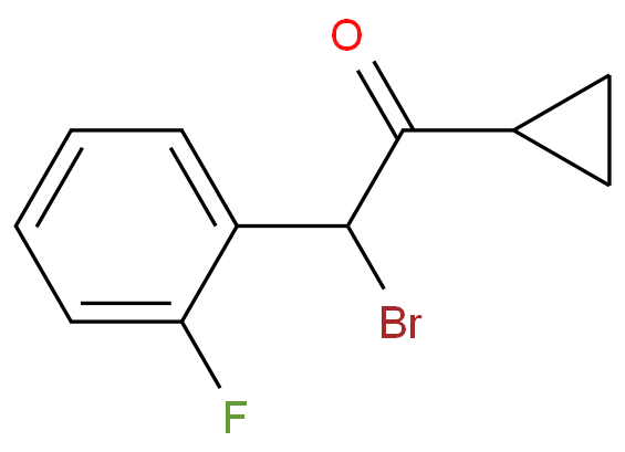 (2-Bromo-1-cyclopropyl-2-(2-fluorophenyl)ethanone)  