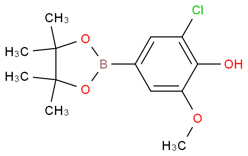 3-CHLORO-4-HYDROXY-5-METHOXYPHENYLBORONIC ACID, PINACOL ESTER