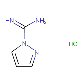 1H-吡唑-1-甲脒盐酸盐化学结构式