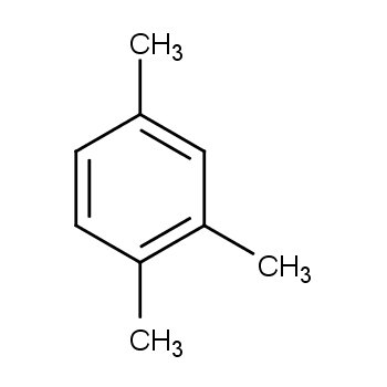 1,2,4-三甲基苯化学结构式