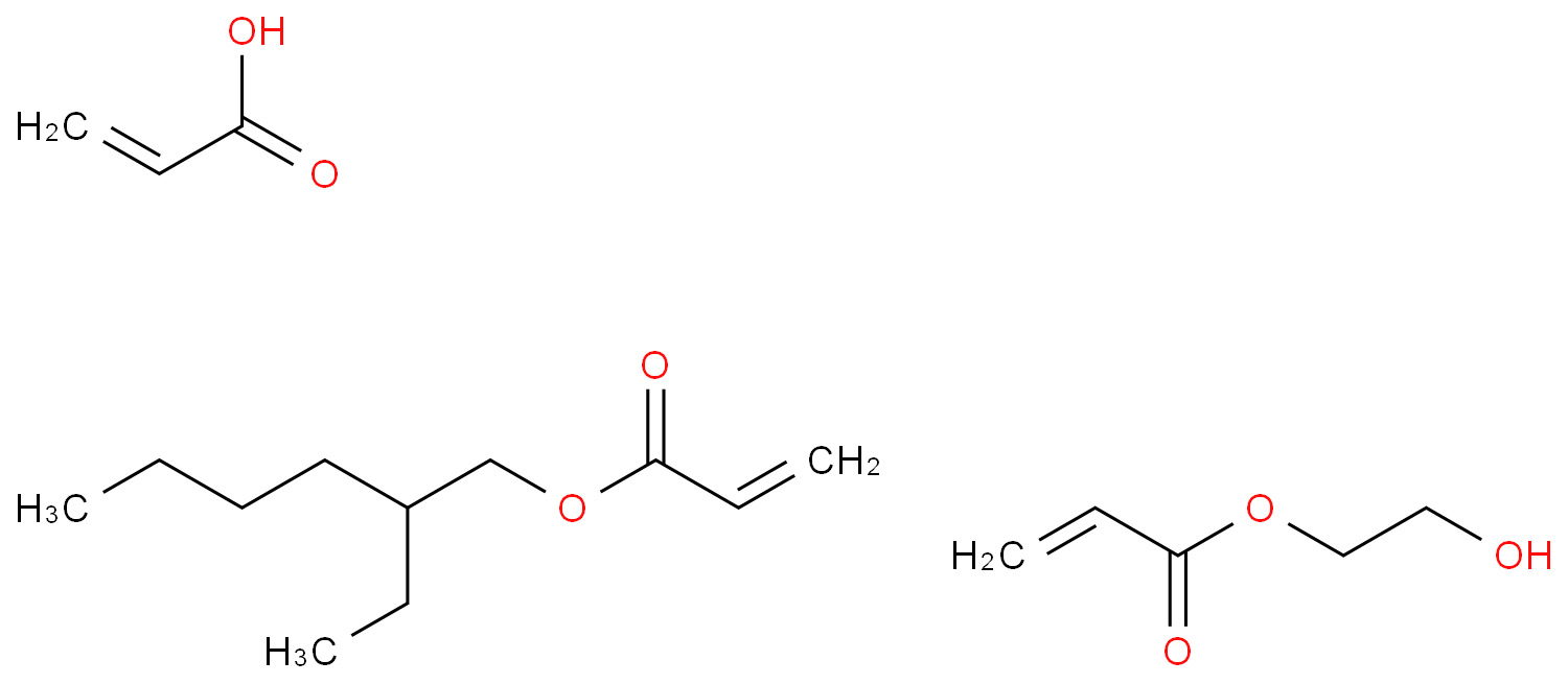 2-Ethylhexyl, acrylate beta-hydroxyethyl acrylate, acrylic acid polymer