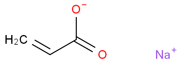 丙烯酸钠化学结构式