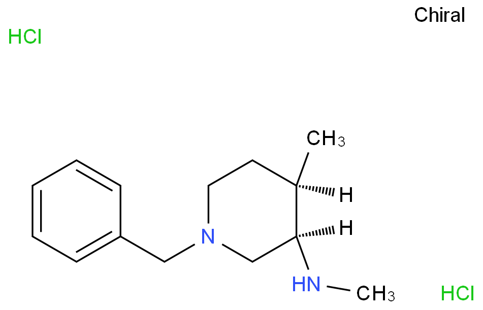 順式-1-苄基-4-甲基-3-甲氨基-哌啶雙鹽酸鹽