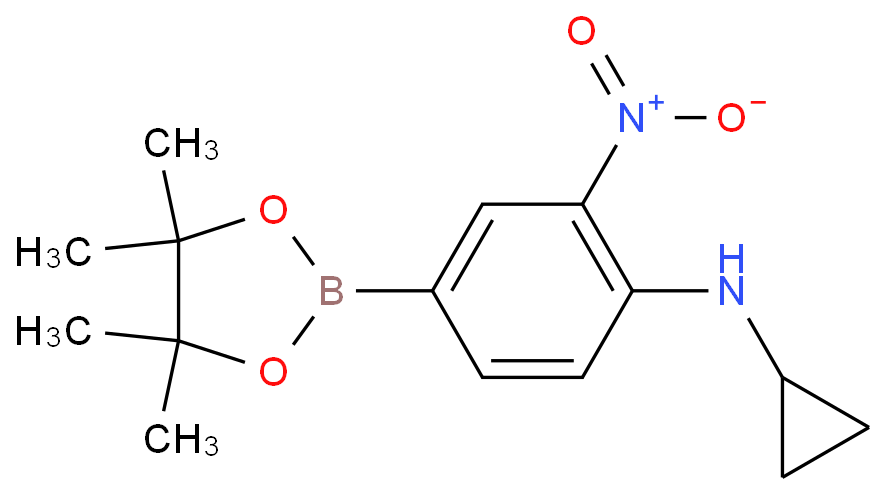 [Perfemiker]3-硝基-4-环丙基氨基苯硼酸频哪醇酯,95%