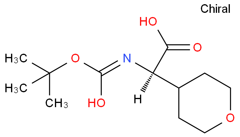 [Perfemiker](R)-2-((叔丁氧基羰基)氨基)-2-(四氢-2H-吡喃-4-基)乙酸,≥95%