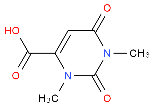 1,3-二甲基-2,6-二氧代-1,2,3,6-四氢-嘧啶-4-羧酸 CAS号:4116-38-5科研及生产专用 高校及研究所支持货到付款