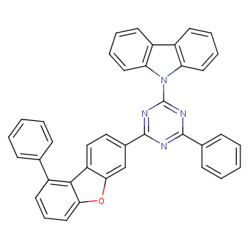 9-（4-苯基-6-（9-苯基二苯并[b，d]呋喃-3-基）-1,3,5-三嗪-2-基）-9H-咔唑；光电材料优势供应