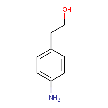 4-氨基苯乙醇化学结构式