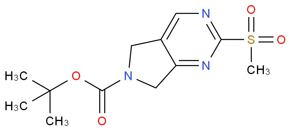 tert-butyl 2-methylsulfonyl-5,7-dihydropyrrolo[3,4-d]pyrimidine-6-carboxylate