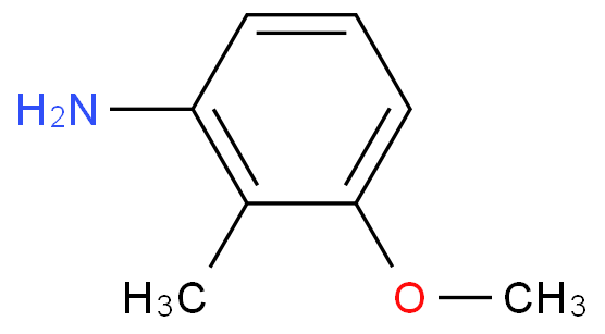 2-甲基-3-甲氧基苯胺化学结构式