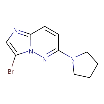3-Bromo-6-pyrrolidin-1-yl-imidazo[1,2-b]pyridazine