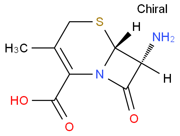 7-Amino-3-methyl-3-cephem-4-carboxylic acid structure