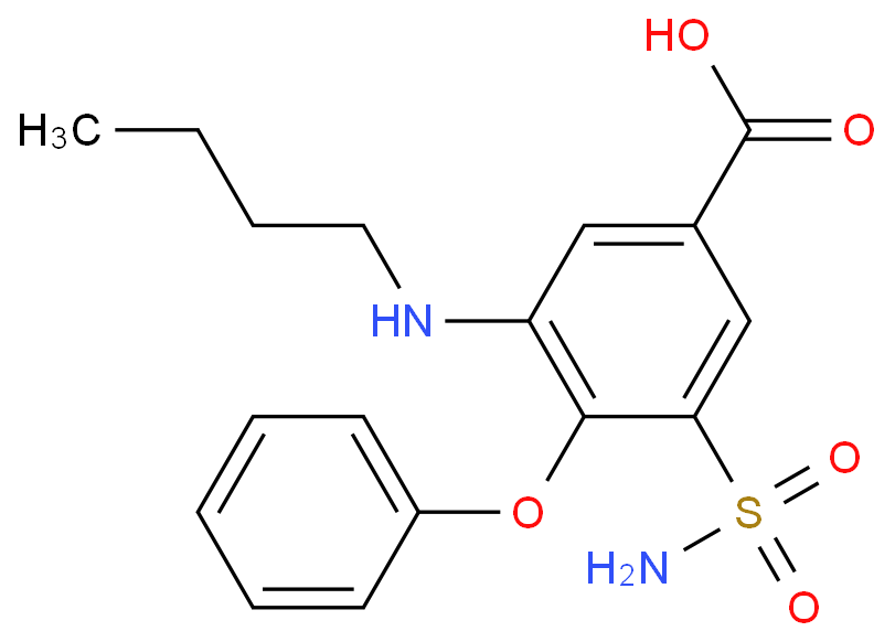 3-(butylamino)-4-phenoxy-5-sulfamoylbenzoic acid