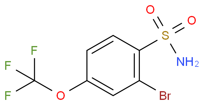 2-bromo-4-(trifluoromethoxy)benzene sulfonamide