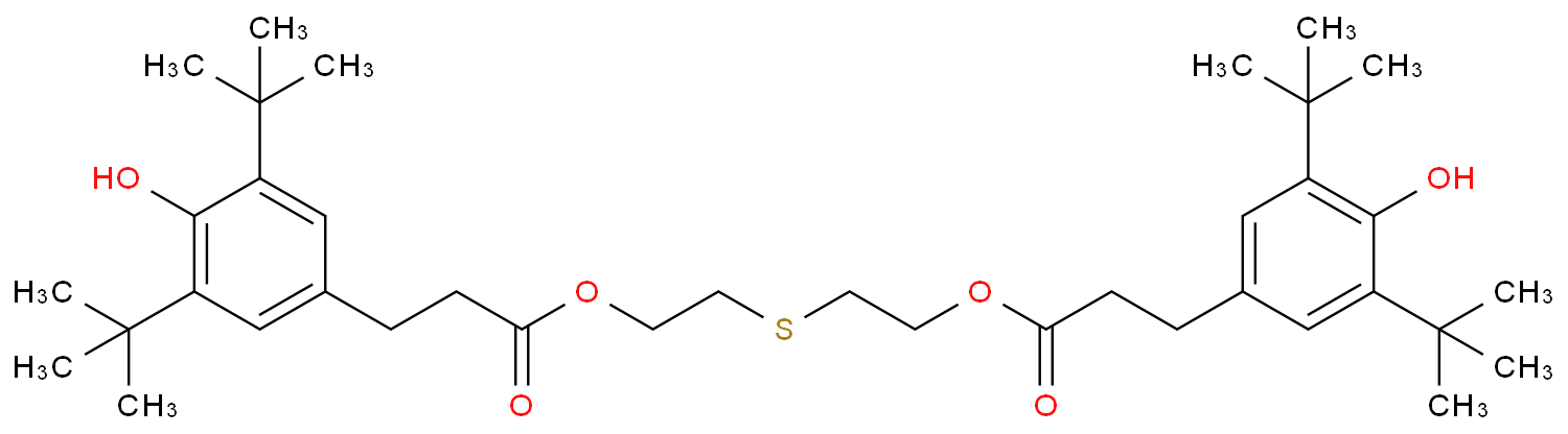 3,5-Bis(1,1-dimethylethyl)-4-hydroxybenzenepropanoic acid thiodi-2,1-ethanediyl ester