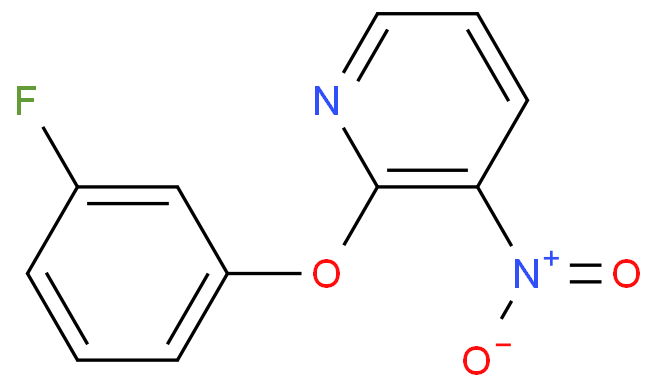 2-(3-Fluorophenoxy)-3-nitropyridine