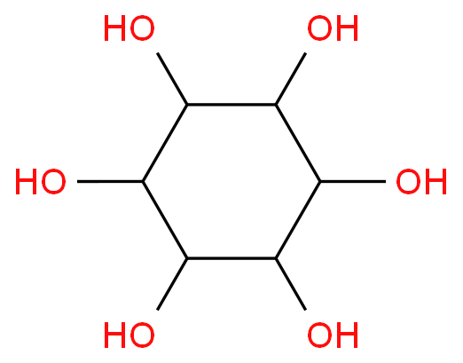 D-手性肌醇化学结构式