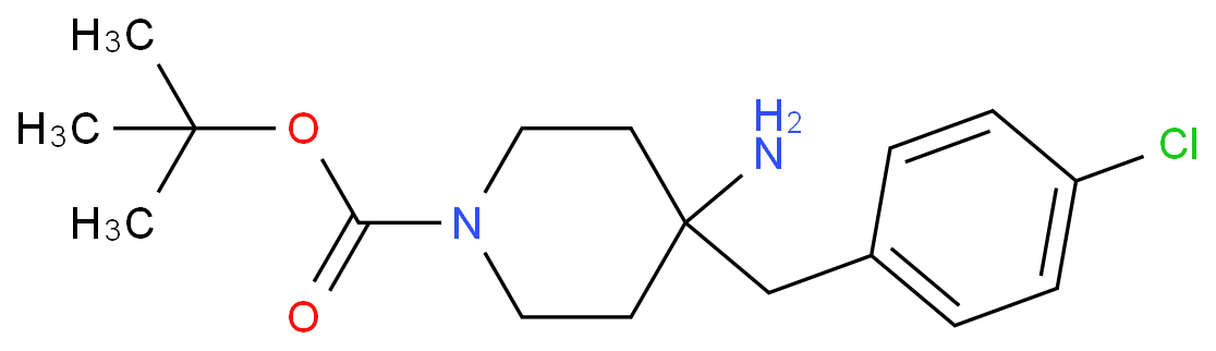 Tert-Butyl 4-amino-4-(4-chlorobenzyl)piperidine-1-carboxylate