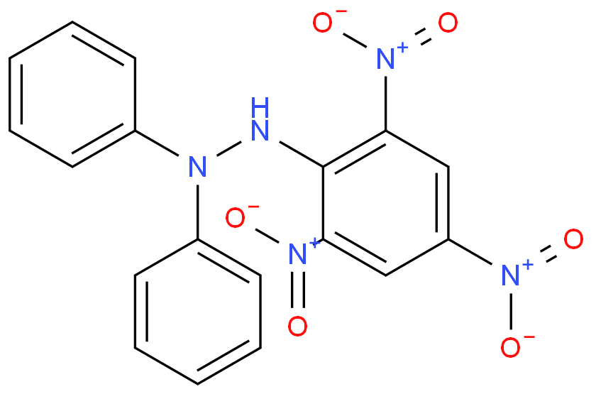 1,1-二苯基-2-苦味酰肼化学结构式