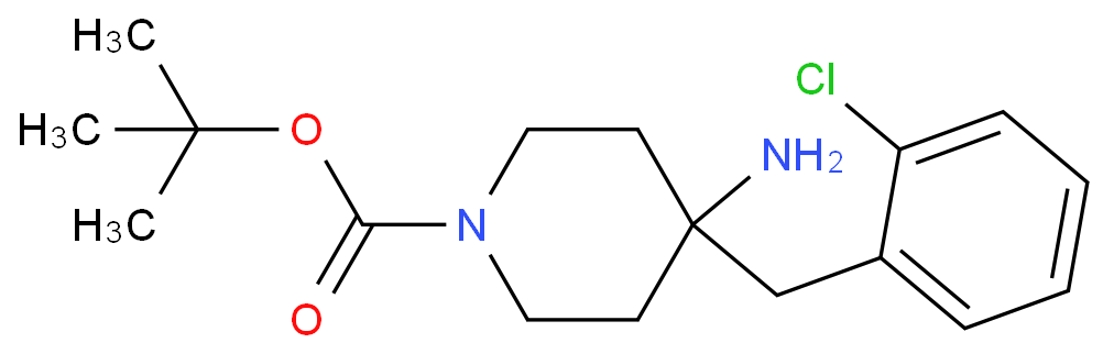 Tert-Butyl 4-amino-4-(2-chlorobenzyl)piperidine-1-carboxylate