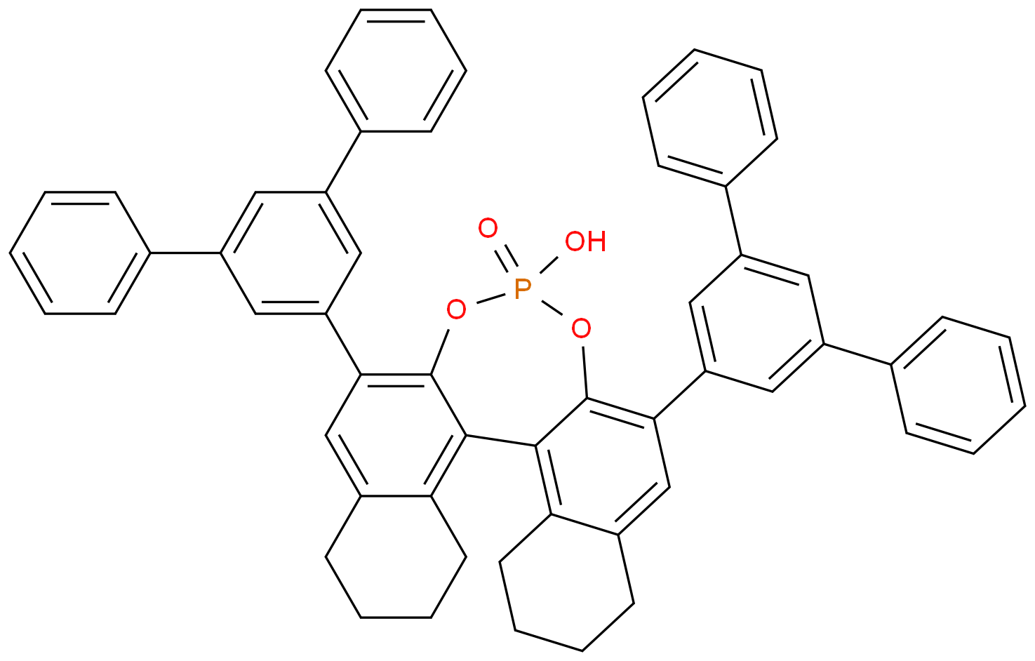 (11bS)-2,6-二([1,1':3',1''-三苯基]-5'-基)-4-羟基-8,9,10,11,12,13,14,15-八氢二萘并[2,1-d:1',2'-f][1,3,2]二氧膦杂环庚三烯 4-氧化物