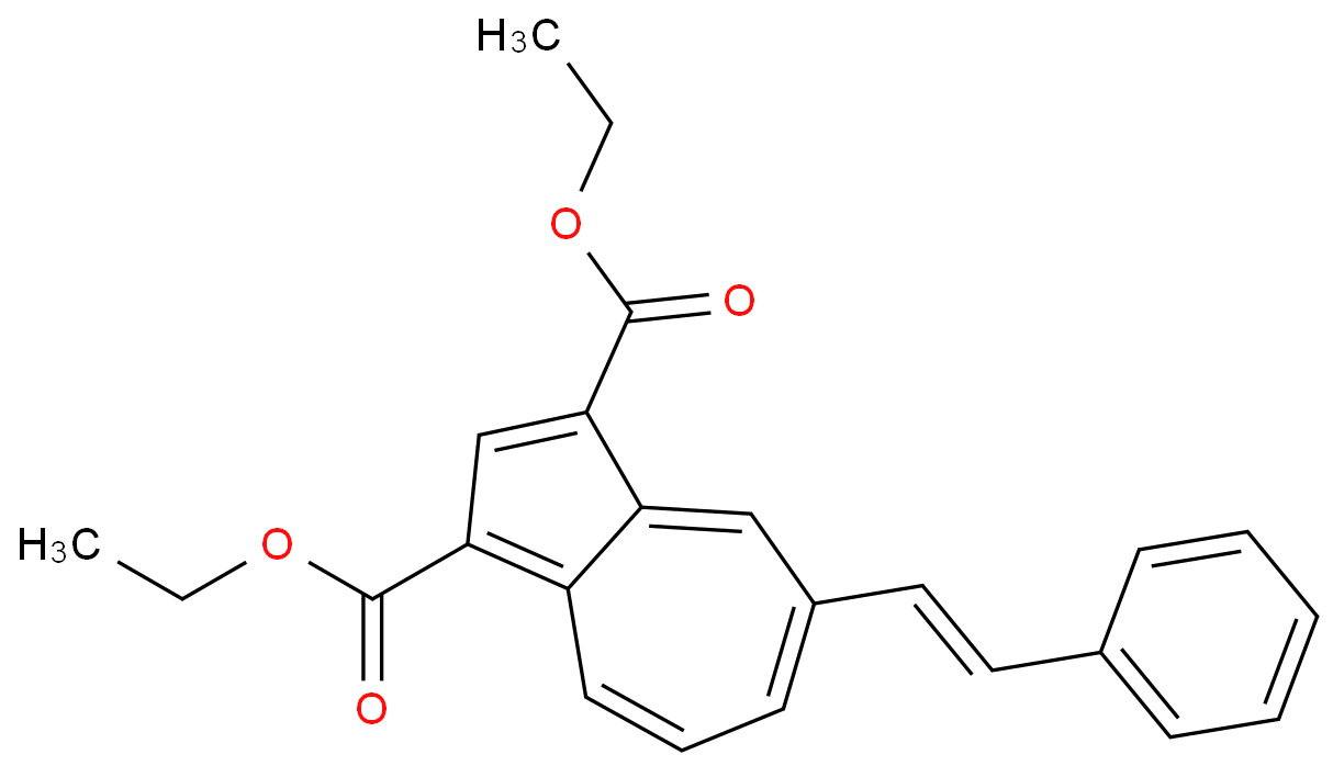 diethyl 5-styrylazulene-1,3-dicarboxylate