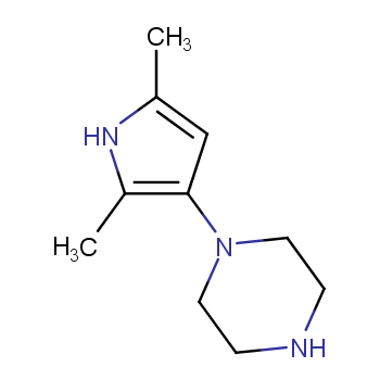 Piperazine, 1-(2,5-dimethyl-1H-pyrrol-3-yl)-