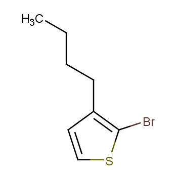 2-溴-3-丁基噻吩化学结构式