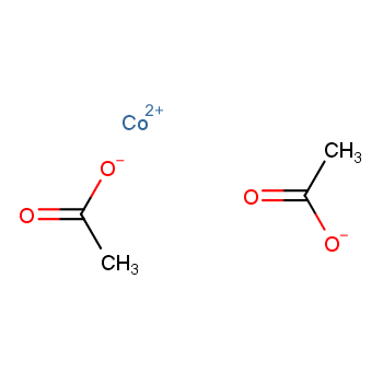 乙酸钴化学结构式