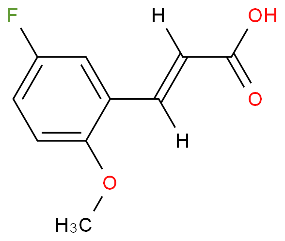 5-FLUORO-2-METHOXYCINNAMIC ACID