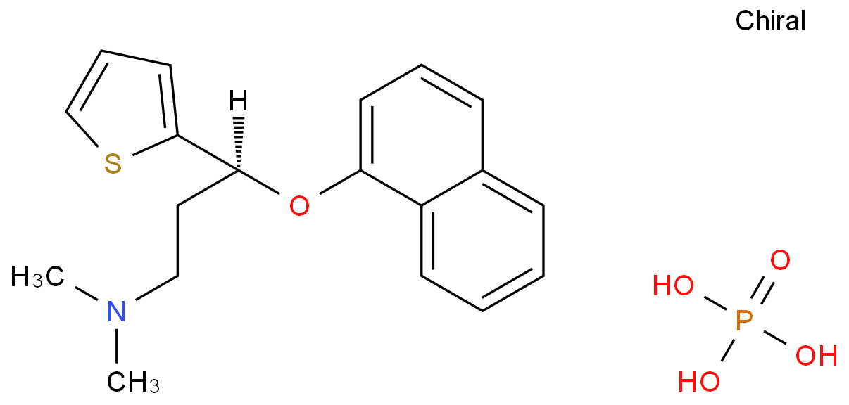(3S)-N,N-dimethyl-3-naphthalen-1-yloxy-3-thiophen-2-ylpropan-1-amine;phosphoric acid