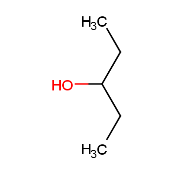 3-戊醇化学结构式