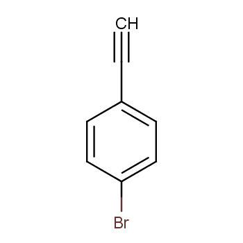 (4-溴苯基)乙炔化学结构式